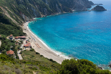 Fototapeta premium Amazing view of coastline of Kefalonia, Greece