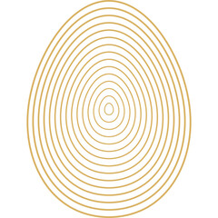 isolated easter egg flat style icon