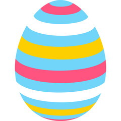 isolated easter egg flat style icon
