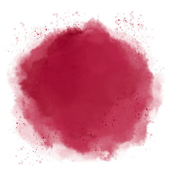 Viva Magenta, Color of the year 2023, Watercolor Dot & Background Collection