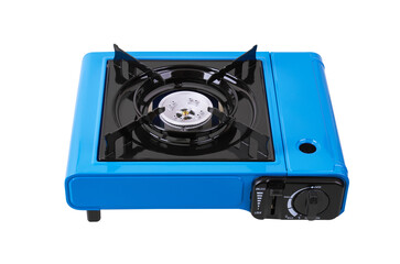 Gas cooker on white background