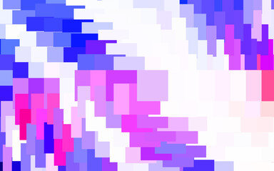 Light Pink, Red vector background with rectangles.