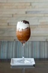 chocolate mousse dessert