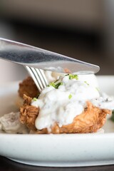 Brunch at restaurant