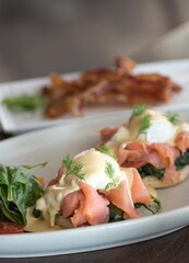 Salmon Eggs Benedict