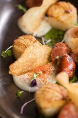 scallop dish