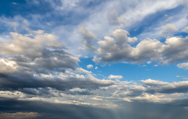 Sky replacement cumulus