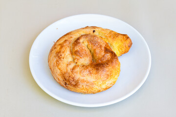 Turkish Dessert Sobiyet  Baklava, kadayif,  mussels baklava and classic baklava with Pistachio . Cevizli, Fistikli Baklava, top view.