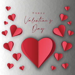 valentines day card like rose