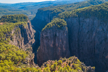 Landscape Tazi Canyon in Manavgat, Antalya, Turkey Aerial top view