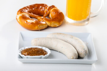 bavarian white sausages