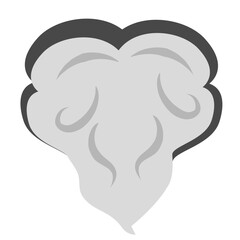 dangerous thick smoke