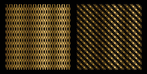 Golden seamless pattern design 