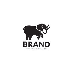 Obraz premium Elephant logo style design inspiration.