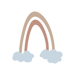 Abstract Rainbow Boho element