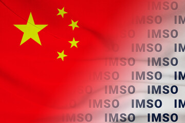 China flag IMSO banner organization