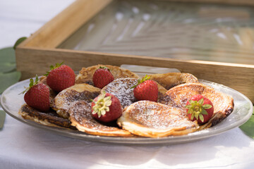 Pancakes fraises