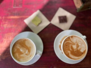 cup of coffee with chocolate