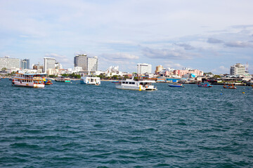 Obraz premium City and the sea. Pattaya Thailand