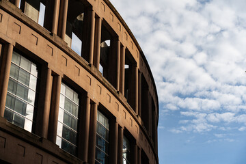 office building with sky