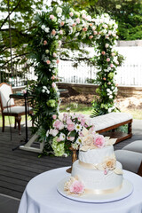 Cakes Decorated For The Reception Of Social Events; Birthday, Wedding Or Party