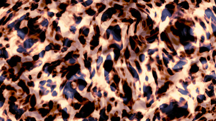 Silk print background design with leopard skin texture.