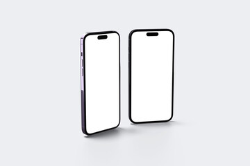 Smartphone Screen Blank Mockup