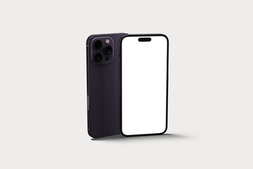 Smartphone Screen Blank Mockup