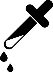 Pipette icon vector design trendy on white background..eps