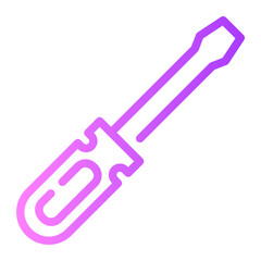 screwdriver gradient icon