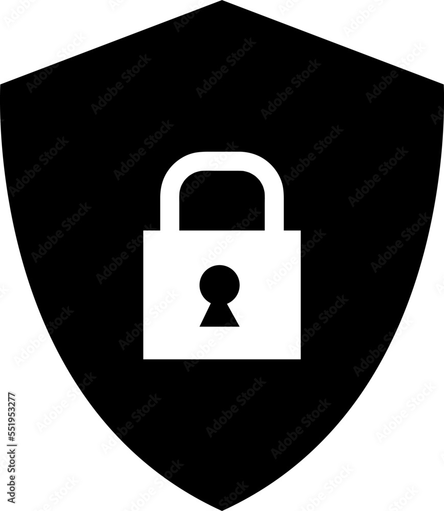 Poster shield vector icon. protection icon vector. security vector icon on white background..eps