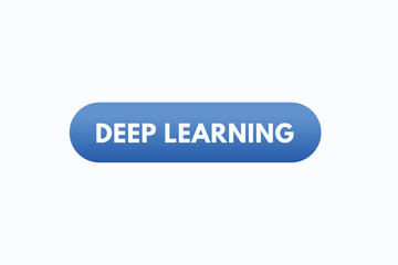 deep learning vectors. sign  label speech bubble deep learning
