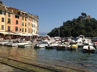Passeggiando per il porticciolo di Portofino 