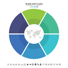 Blank and clean. Steps business data visualization timeline process infographic template design	
