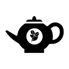 Coffee cattle, decaf, electric kettle icon