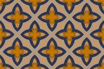 Abstract seamless pattern, seamless wallpaper, seamless background designed for use for interior,wallpaper,fabric,curtain,carpet,clothing,Batik,satin,background , illustration, Embroidery style.