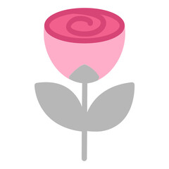 roses flat icon