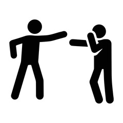 Likewise, fight, same icon