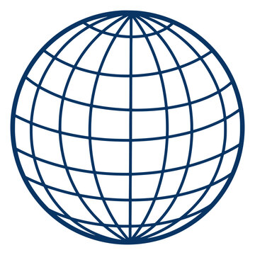 globe vector lines png