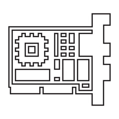 Pci, capacitor, chip icon