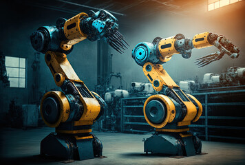 Modernization of smart industry robot arms for new industrial technologies. Generative AI