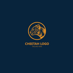 Cheetah Face Logo Design Concept