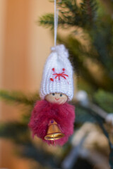 可愛い小人のクリスマスツリー飾り