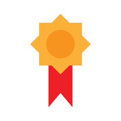 Award badge icon design template vector isolated illustration
