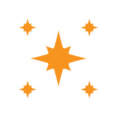 Stars icon design template vector isolated illustration