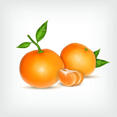 Ripe tangerines