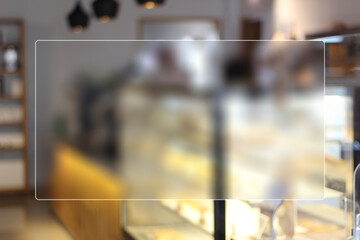 Blur bar cafe background with text area. Suitable for website backgrounds, and coffee shop social media post backgrounds. etc