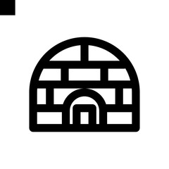 igloo icon vector