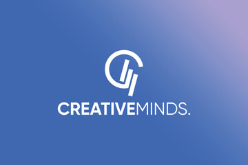 Creative Logo Design Template. CM Bulb Logo Template