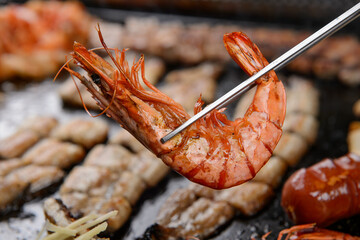 Grilled shrimp